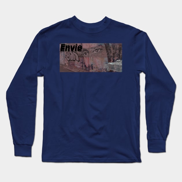 BerlinWall Long Sleeve T-Shirt by c0rp